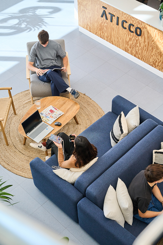 Common areas in Coworking at Fórum, Barcelona