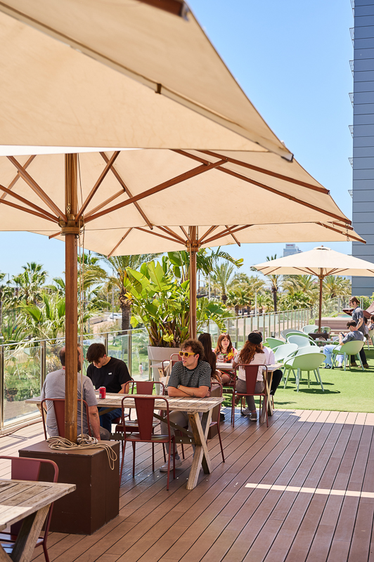 Terrace with views in Coworking in Fórum, Barcelona