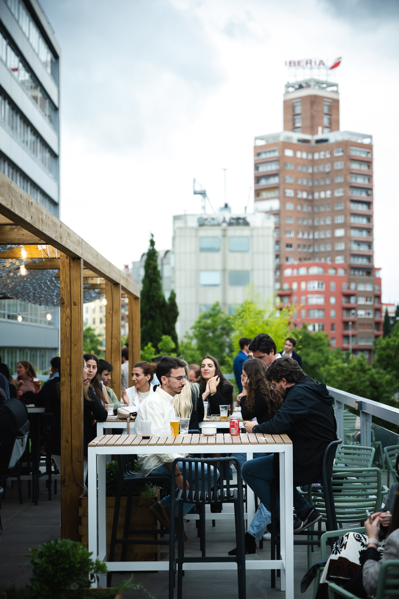 Terrace in Coworking in María de Molina, Madrid