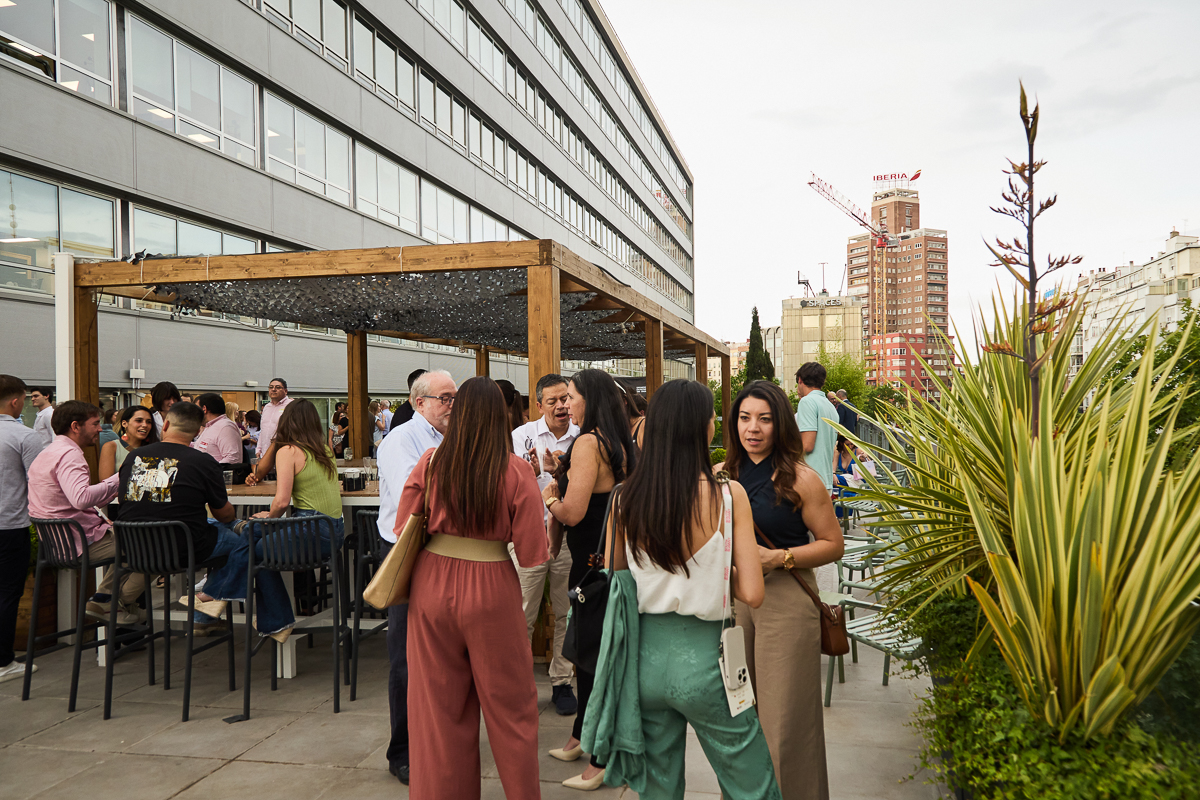 Terrace in Coworking in María de Molina, Madrid